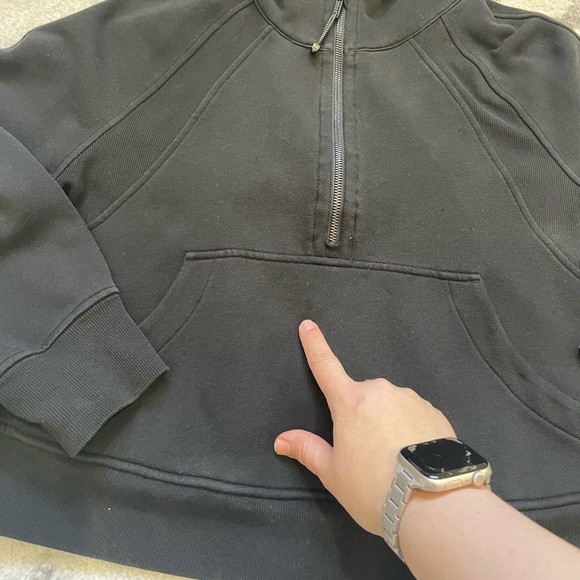 GUC Lululemon Scuba Oversized Half-Zip Hoodie M/L - Picture 10 of 10